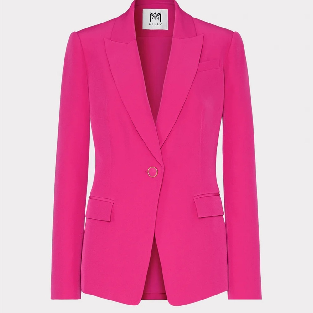 EUC Milly Fuschia Avery Cady Blazer